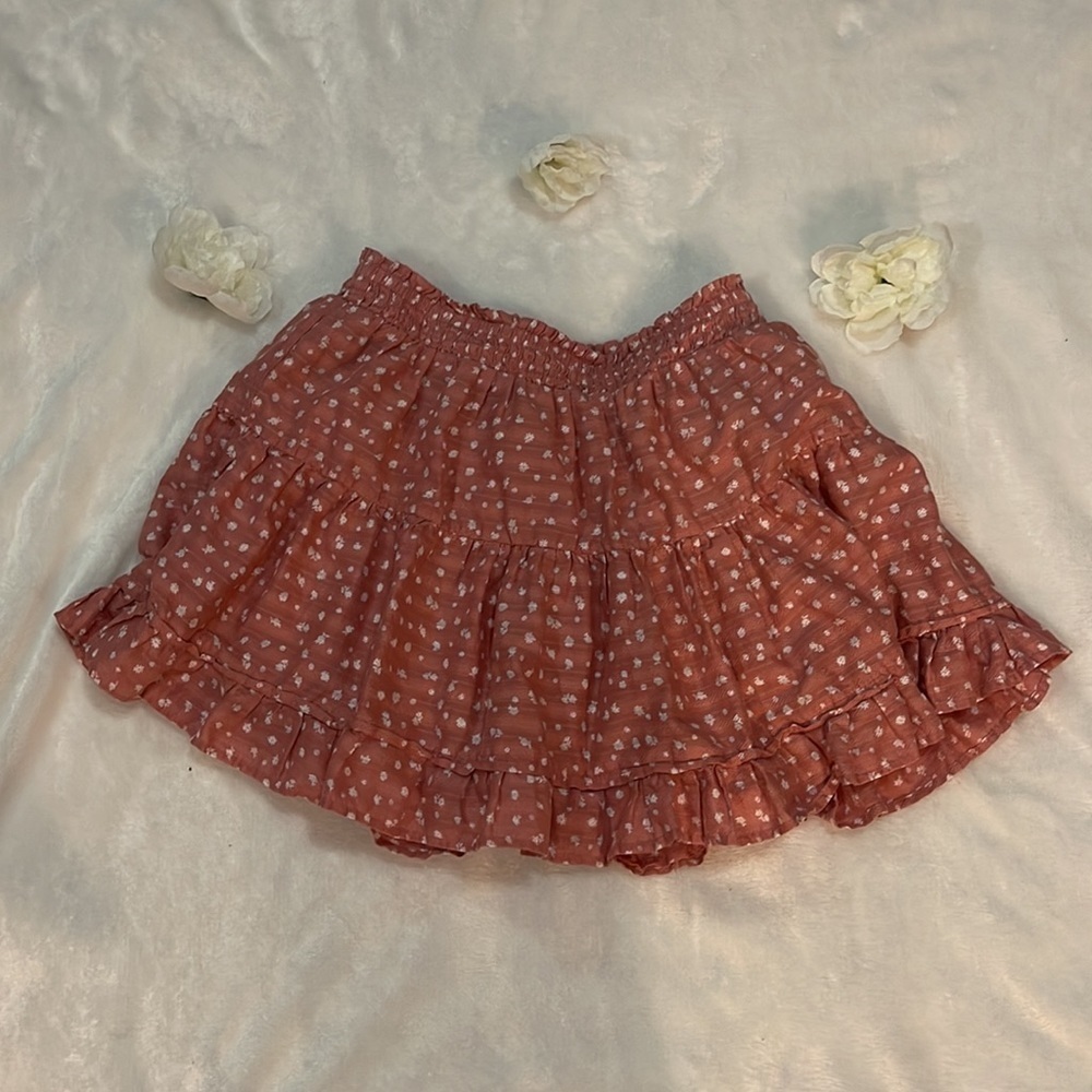 Super Cute and fun True Craft floral skirt L